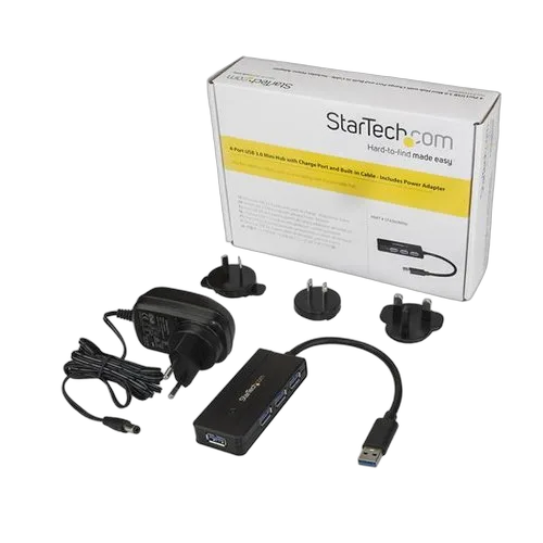 StarTech.com 4 Port USB 3.0 Hub with Cha — vue 3