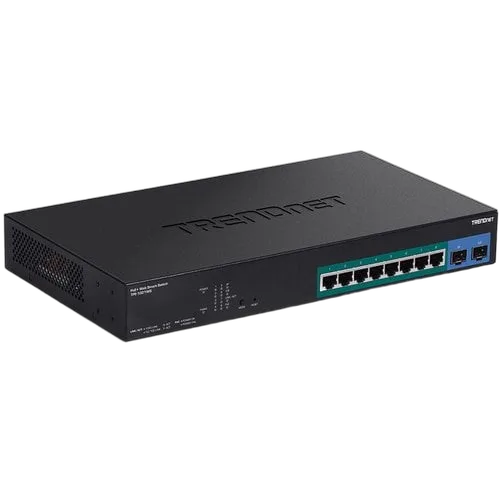 TrendNet 10-PORT GIGABIT WEB SMART POE+ — vue 1