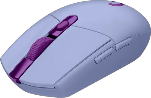 Logitech G305 LIGHTSPEED Wless Gaming Mouse LILAC — vue 3
