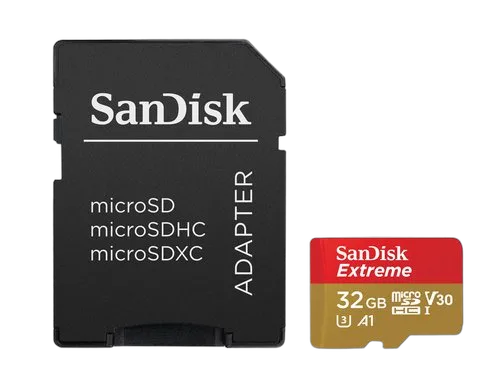 Sandisk Extreme microSDHC 32GB+SD Ad Sports Cam — vue 4