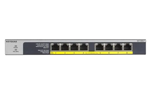Netgear 8PT POE/POE+GIGABIT UNMANAGED SWCH — vue 1