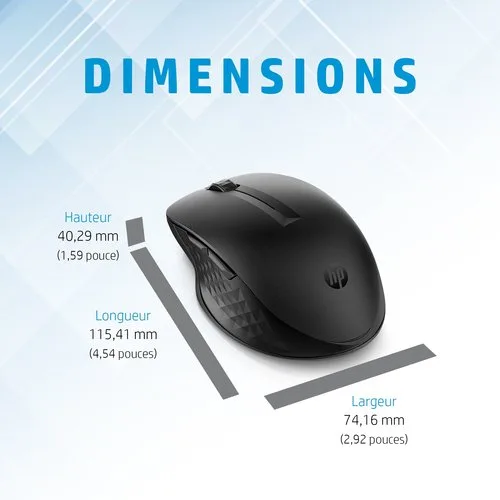 HP 435 MLTDVC WRLS MOUSE — vue 5