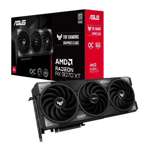 Asus TUF Gaming Radeon RX 9070 XT 16GB GDDR6 OC Edition — vue 1
