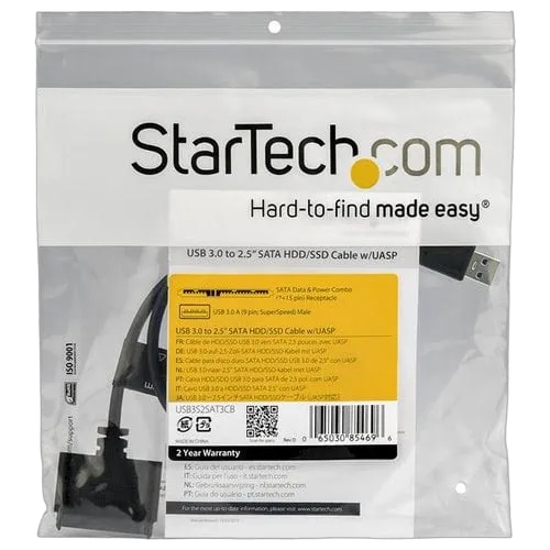 StarTech USB 3.0 to 2.5 SATA HDD Adapter Cable — vue 5