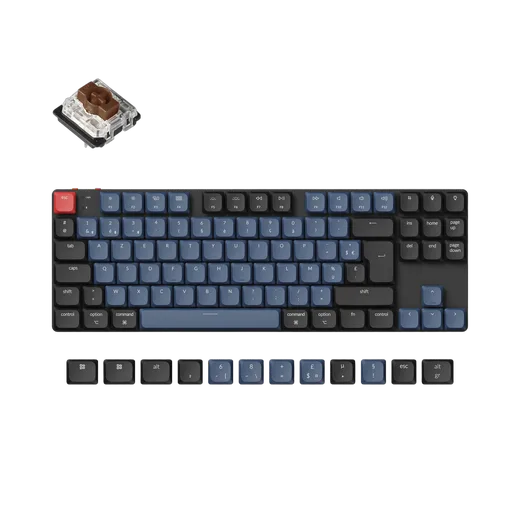 K1 PRO QMK RGB - Noir/Sans fil/75%/Switch Marron