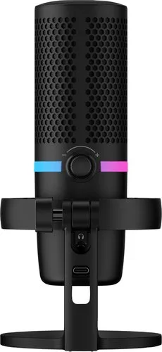 HP HyperX DuoCast-USB Microphone Black — vue 3