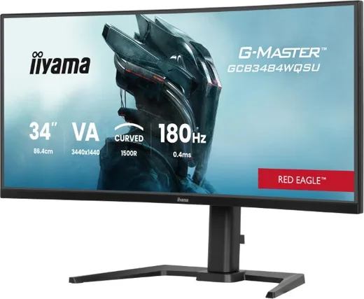 Iiyama G-MASTER GCB3484WQSU-B1 - 34" CURVE UWQHD 180Hz VA 0.4ms HDR FreeSync Premium — vue 8