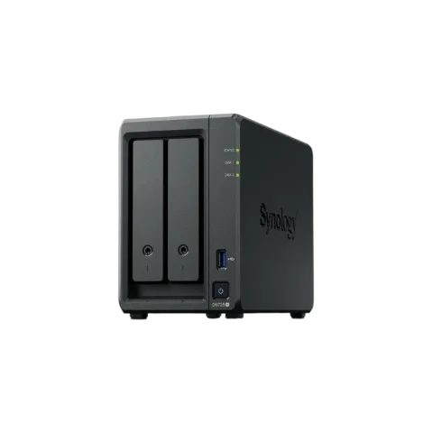 Synology DS725+ - 2 baies avec 2 disques de 6To HAT3300-6T — vue 3