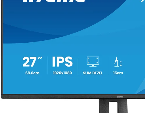 Iiyama Prolite XB2797HSU-B1 - 27" FHD 120Hz IPS 4ms Pivot Adaptive Sync — vue 6