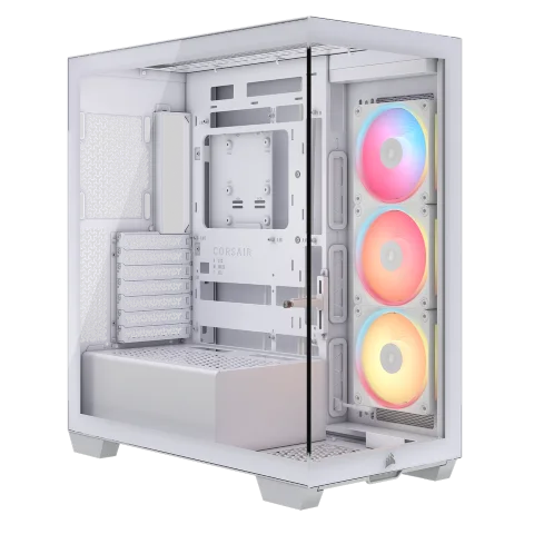 Corsair 3500X LX-R RGB ICUE LINK Blanc - MT/Sans Alim/E-ATX — vue 1