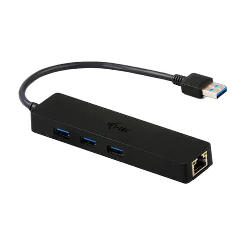 I-TEC USB 3.0 Slim HUB 3 Port with Gigabit Ethernet Adapter ideal for Notebook Ultrabook Tablet PC s — vue 1