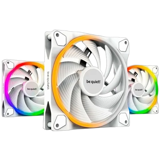 be quiet! Pack de 3 Light Wings 120mm PWM ARGB Blanc — vue 1