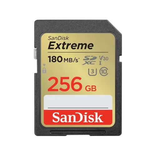 Sandisk EXTREME 256GB SDXC MEMORY CARD — vue 1
