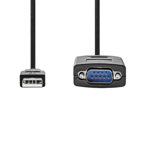 Câble Noir AD-USB-SERIAL-DB9 mâle - USB — vue 3