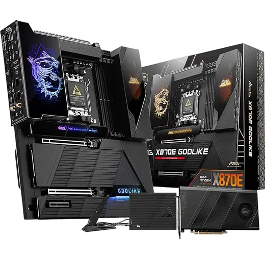 MSI MEG X870E GODLIKE — vue 1