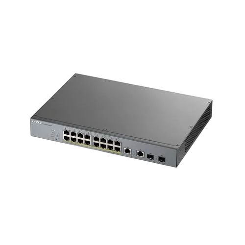 Zyxel 18 Port managed CCTV PoE Switch long ra — vue 3