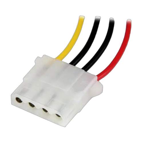 StarTech 12in Molex LP4 Power Extension Cable M/F — vue 3