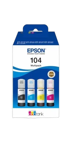 Epson Ink/104 EcoTank 4-colour Multipack — vue 1