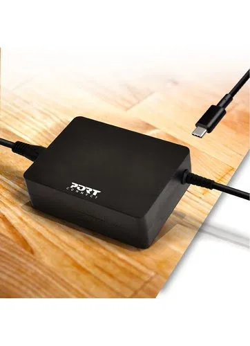 Port Alimentation secteur 90W - USB-C - Noir — vue 3