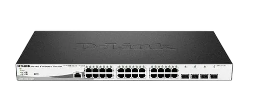 D-Link 28-PORT LAYER2 POE+ GIGABIT — vue 1