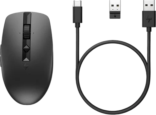 HP 710 RECHBL Silent SLV Bluetooth Mouse — vue 1