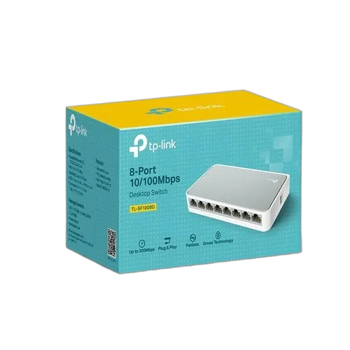 TP-Link TL-SF1008D - 8 ports 10/100 — vue 3
