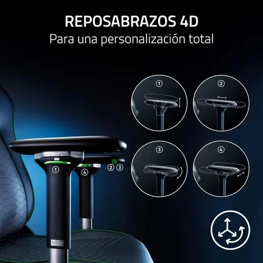 Razer Iskur V2 NewGen - Quartz — vue 2