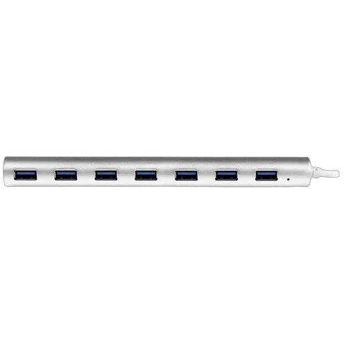StarTech 7 Port Compact USB 3.0 Hub - Aluminum — vue 3