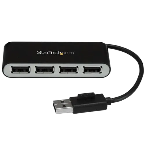 StarTech 4 Port Portable USB 2.0 Hub with Cable — vue 1