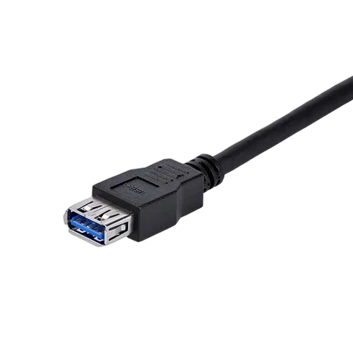 StarTech 1m Black USB 3.0 Extension Cable M/F — vue 3