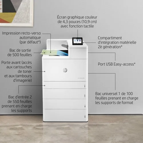 HP Color LaserJet Enterprise M856dn — vue 14