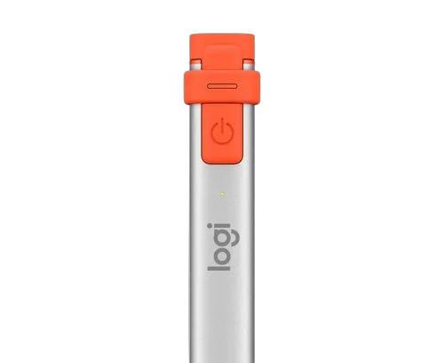 Logitech Crayon Orange, Blanc — vue 3