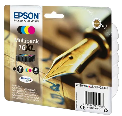 Epson - Noir, Cyan, Magenta, Jaune - C13T16364022 — vue 2
