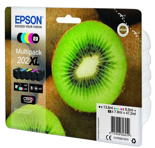 Epson Ink/202XL Kiwi CMYBPk — vue 3