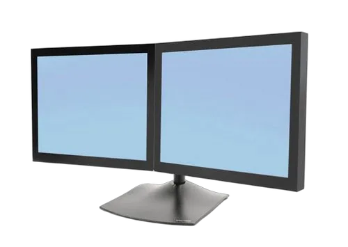 Ergotron 33-322-200/DS100 2 Scrn Horizontal Stand — vue 1