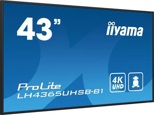 Iiyama LH4365UHSB-B1 42.5IN IPS 4K — vue 4