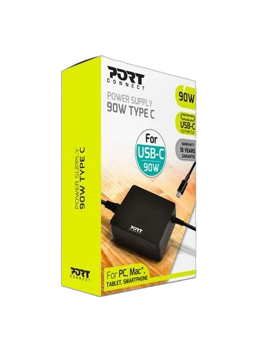 Port Alimentation secteur 90W - USB-C - Noir — vue 5