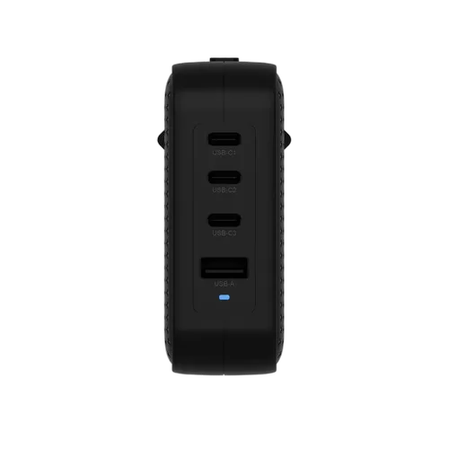Targus Chargeur de voyage GaN 100W 3xUSB-C + USB-A - 4 ports - Noir — vue 3