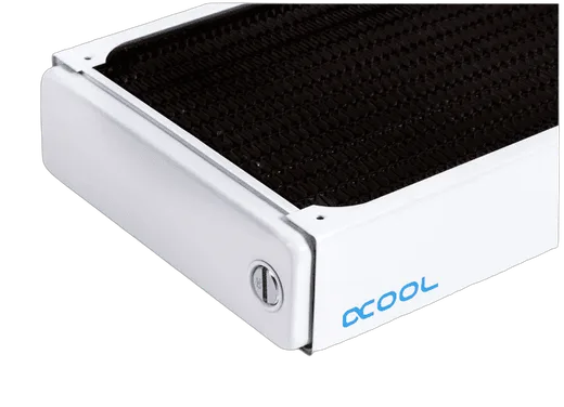 Alphacool Radiateur 360mm  Blanc -  HPE-45 Full Cuivre — vue 2