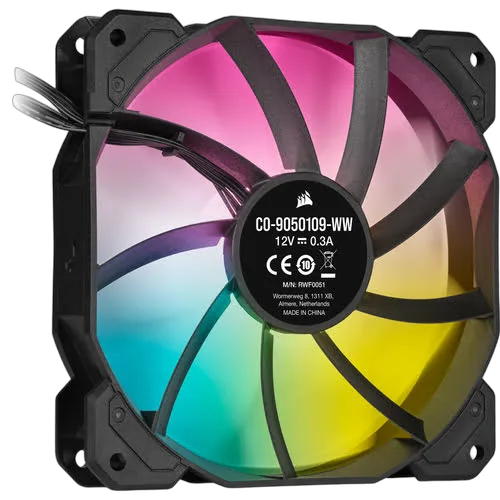 Corsair Kit de 3x iCUE SP120 RGB ELITE avec Lighting Node CORE — vue 3
