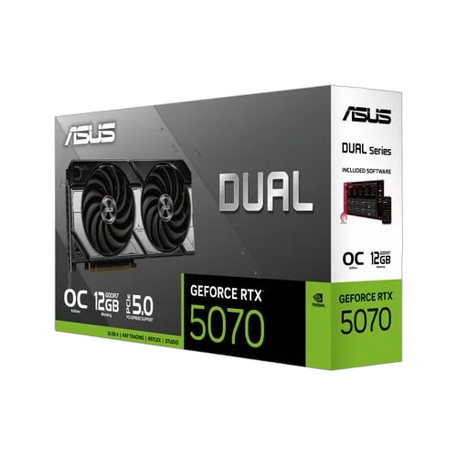 Asus Dual GeForce RTX 5070 12GB GDDR7 — vue 8