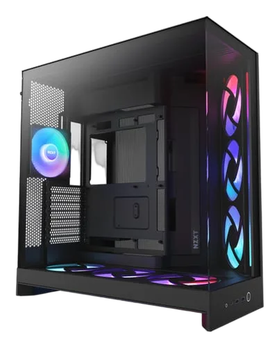NZXT H9 Flow RGB+ Noir - MT/Sans Alim/E-ATX — vue 1