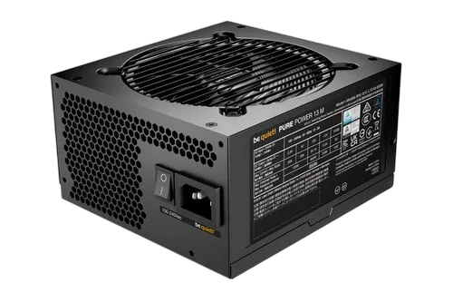 be quiet! ATX 650W - 80+ Gold - Pure Power 13 M Noir — vue 3