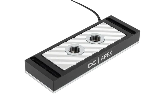 Alphacool Apex D-RAM Water cooler ARGB - 4 Slots Argent — vue 3