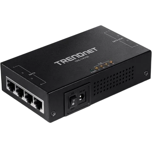 TrendNet 65W 4-PORT GIGABIT POE+ — vue 1