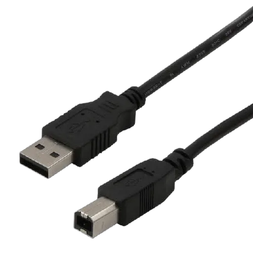 MCL Samar USB 2.0 cable A/B plug - 5m Black — vue 1