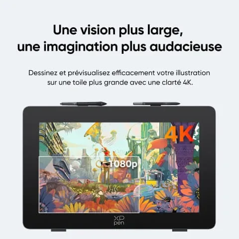 XPPEN Artist Pro 24 Gen 24K MD240UH-EU - 5080LPI 24" Noir — vue 3