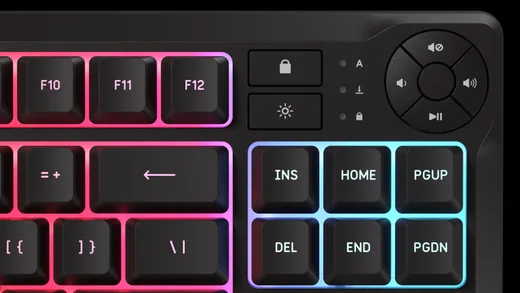 Corsair K55 Core TKL - Membrane - Filaire - RGB - Noir — vue 11