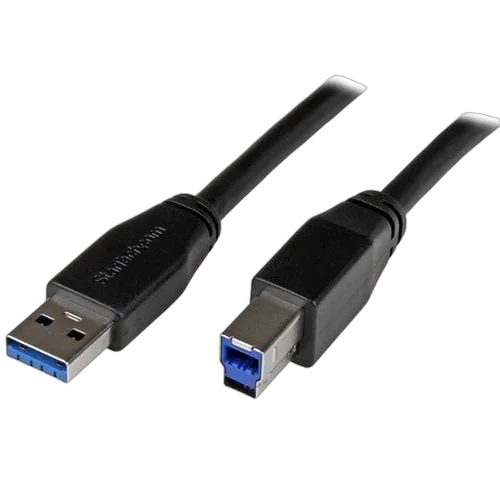 StarTech 15ft Active USB 3.0 USB-A to USB-B Cable — vue 1