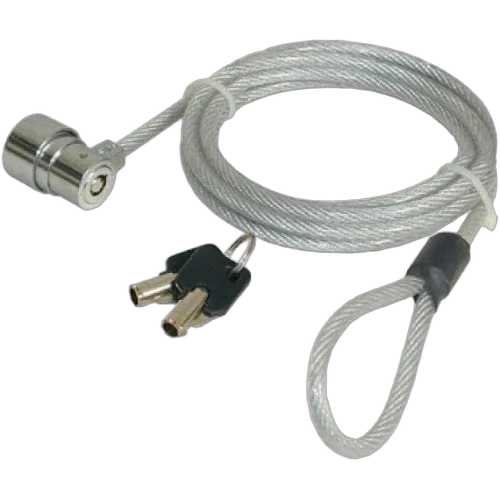 Port Security Cable with key — vue 1